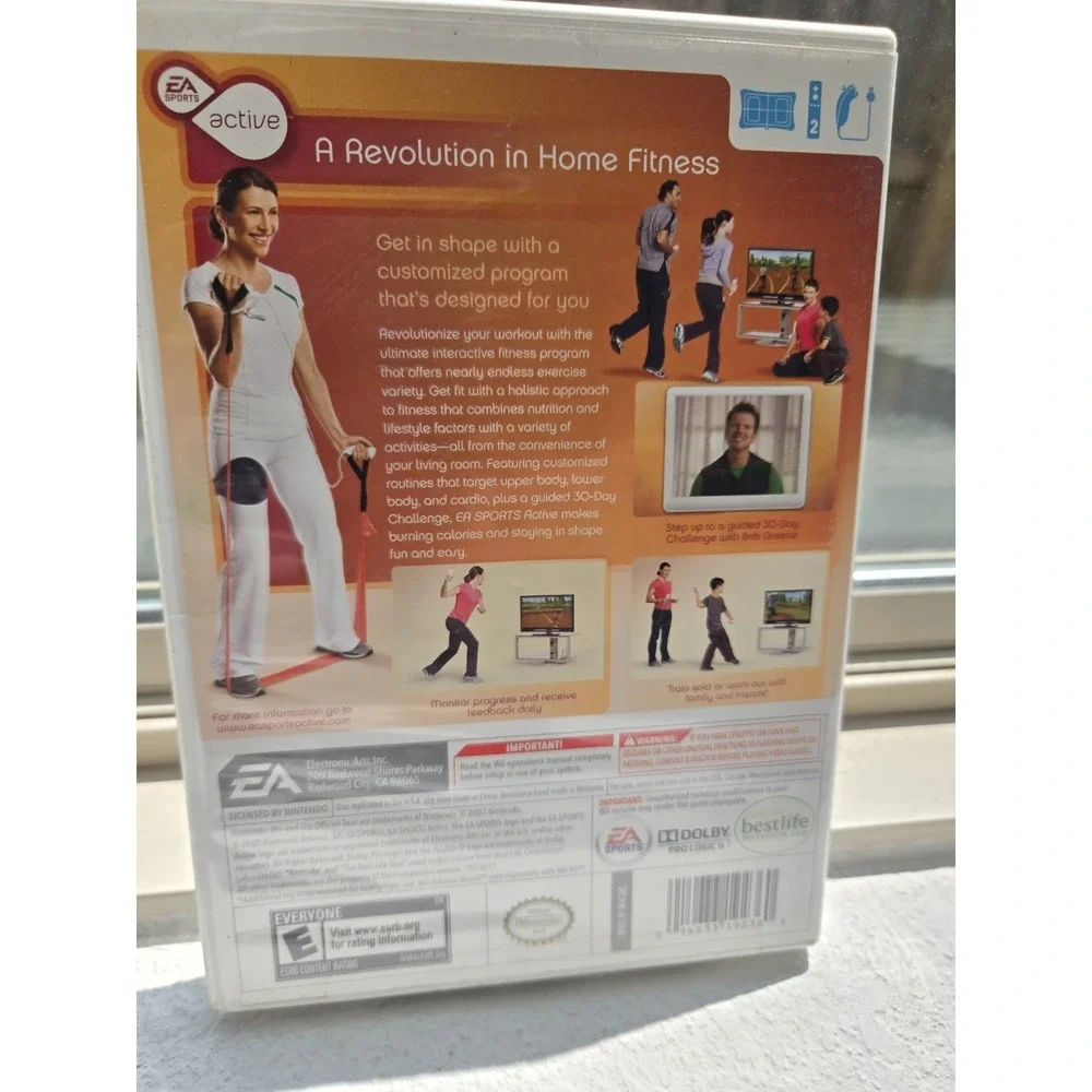 Sports Active Personal Trainer Game Only For Nintendo Wii, Pre Owned